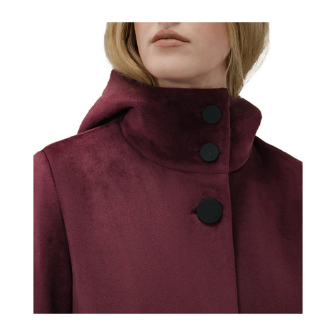 RRD Parka Parka Donna in velluto tinta unita Bordeaux A24 - RRDW24539 - 73 - 42 - Francavilla Moda